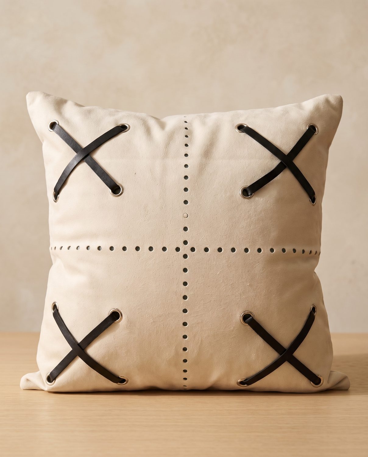 Eyelet Lace Throw Pillow