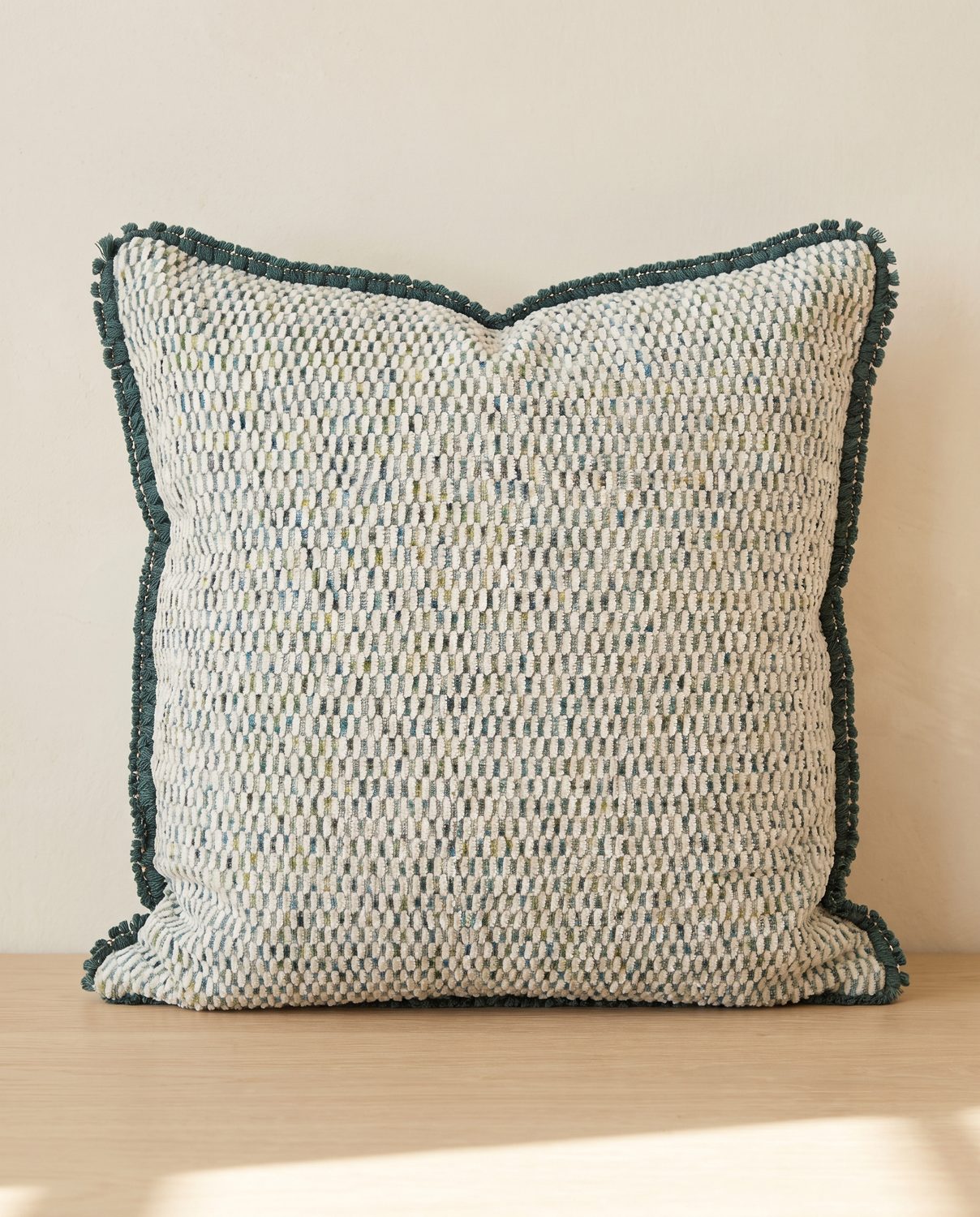 Fleck Border Throw Pillow