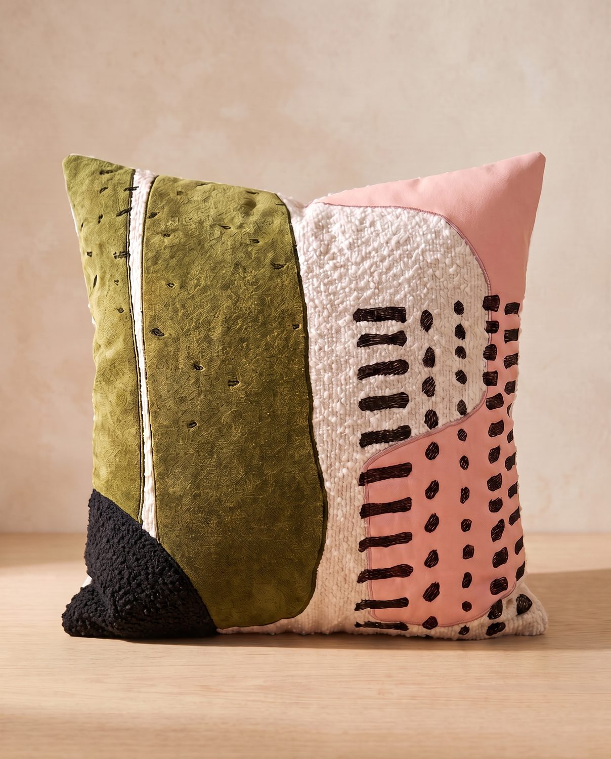 Patchwork Throw Pillow