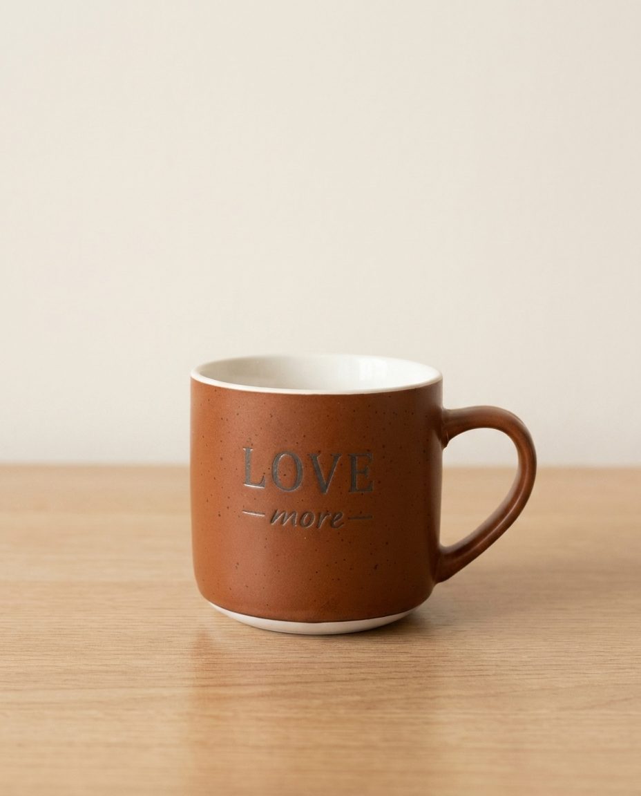 Coffen Time Ceramic Cup Cream