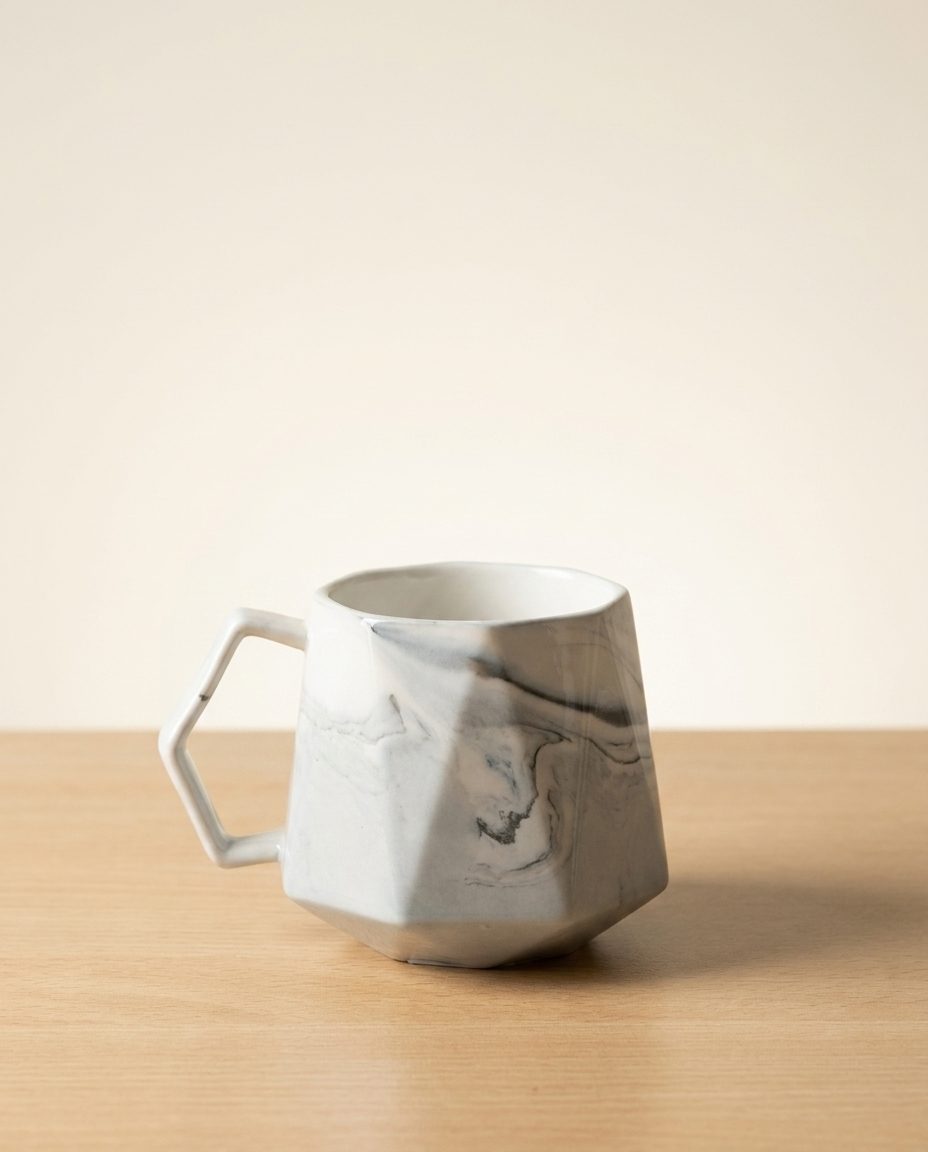 Pink Marble ceramic Cup