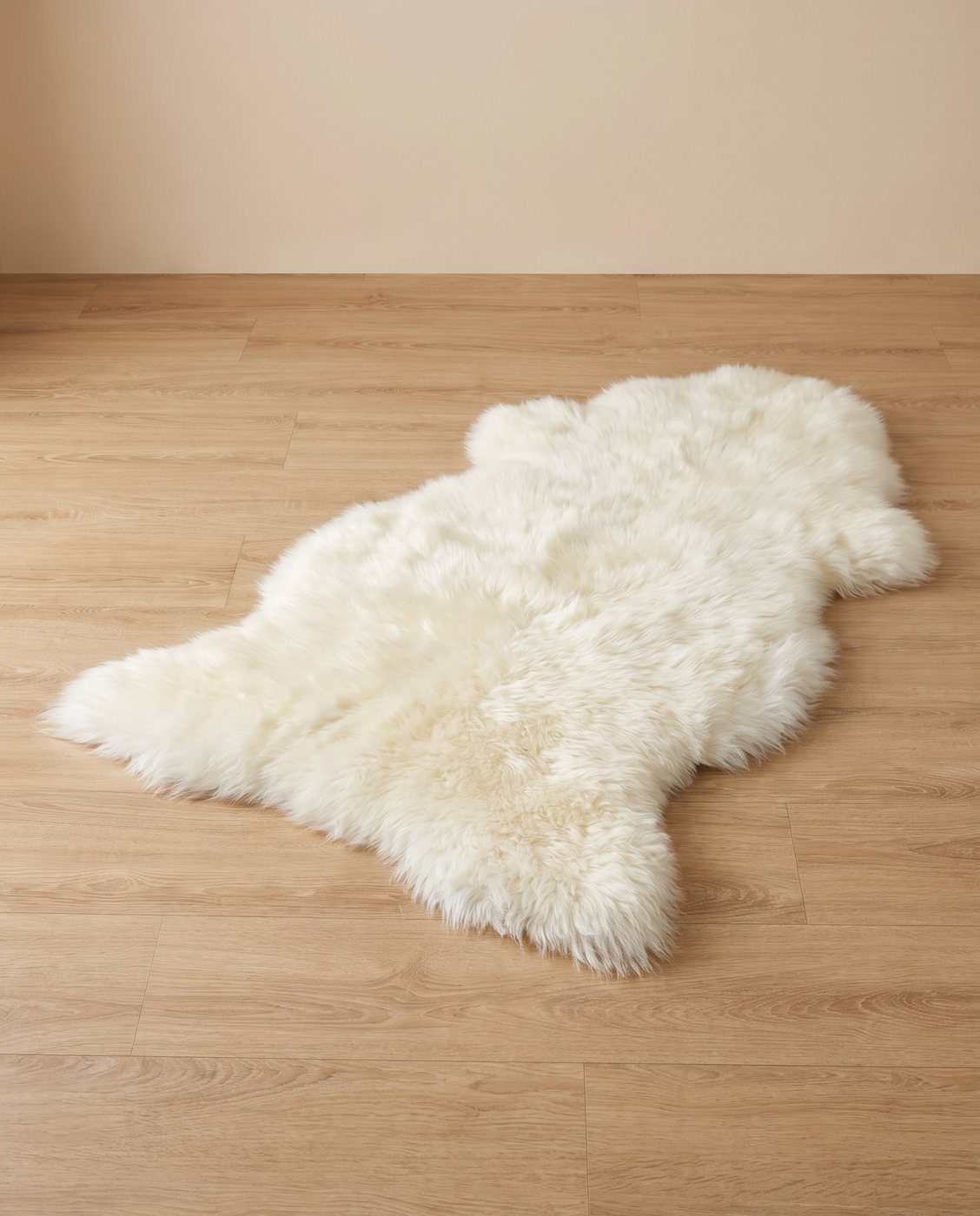 White Sheepskin Rug Small