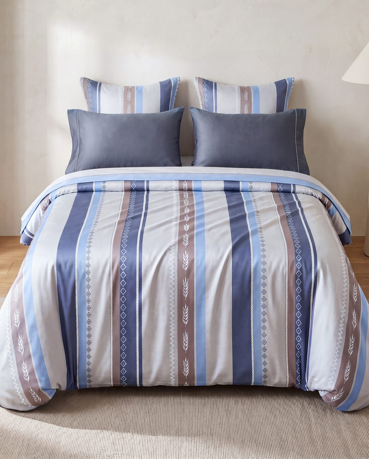 Stripe Cornflower Sheet Set 5x6