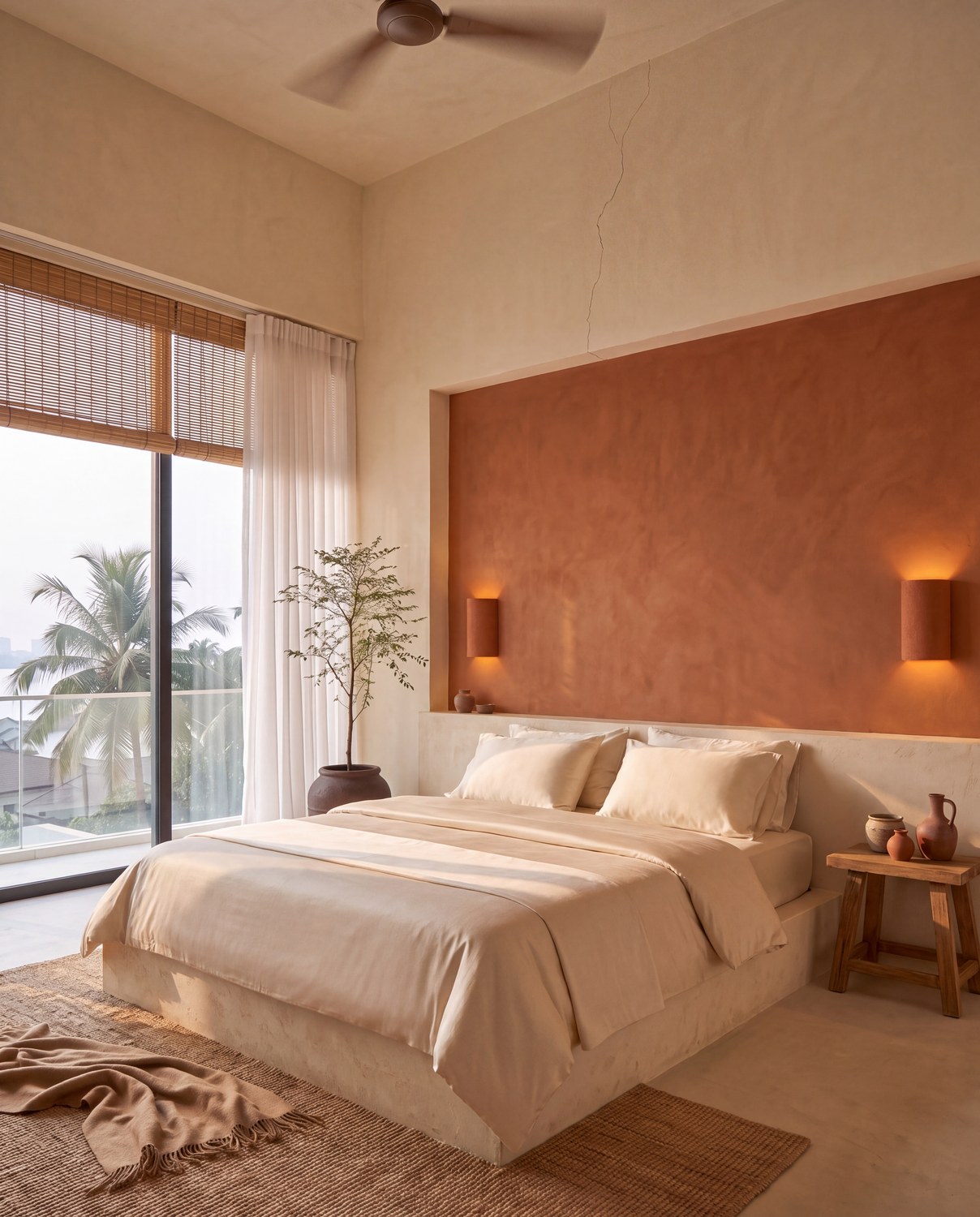 The master bedroom